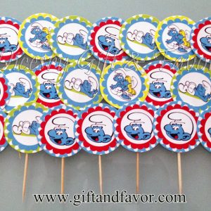 Toothpick Cupcake Toppers
